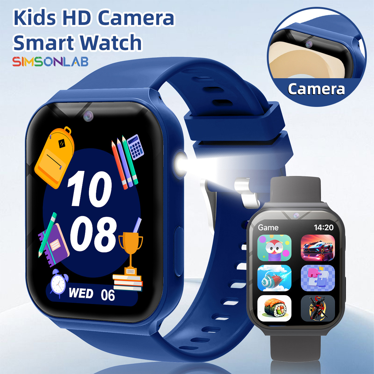 Smartwatch Watches For Kid Boy - Study Partners for Kids HD Camera