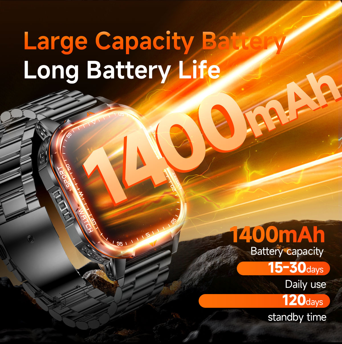 Military Smart Watch for Men,  - огляд і ціна Smartwatch Trending Watches For Men