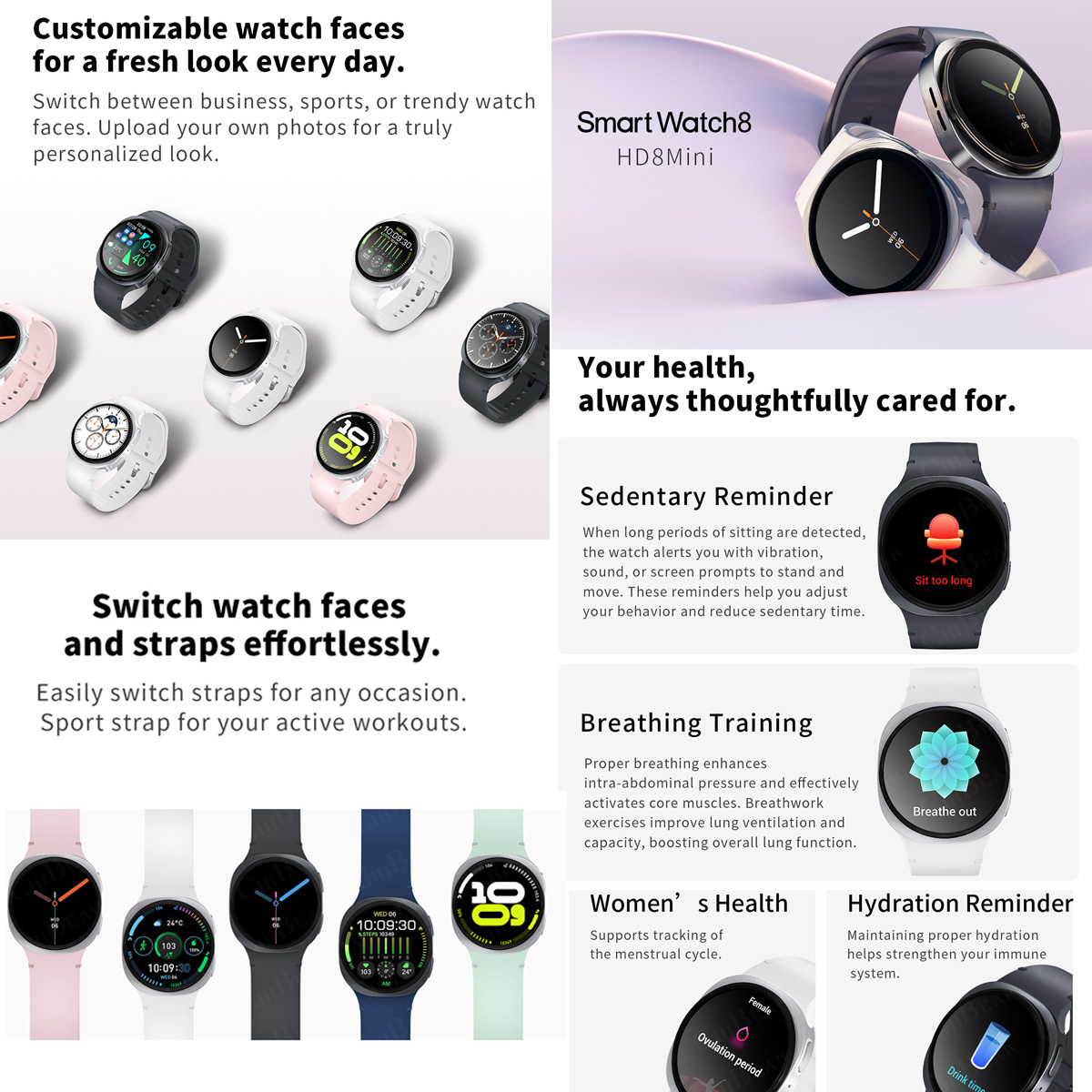 2026 New Watches 8 Mini GPS Tr - огляд і ціна Smartwatch New Watches For Women