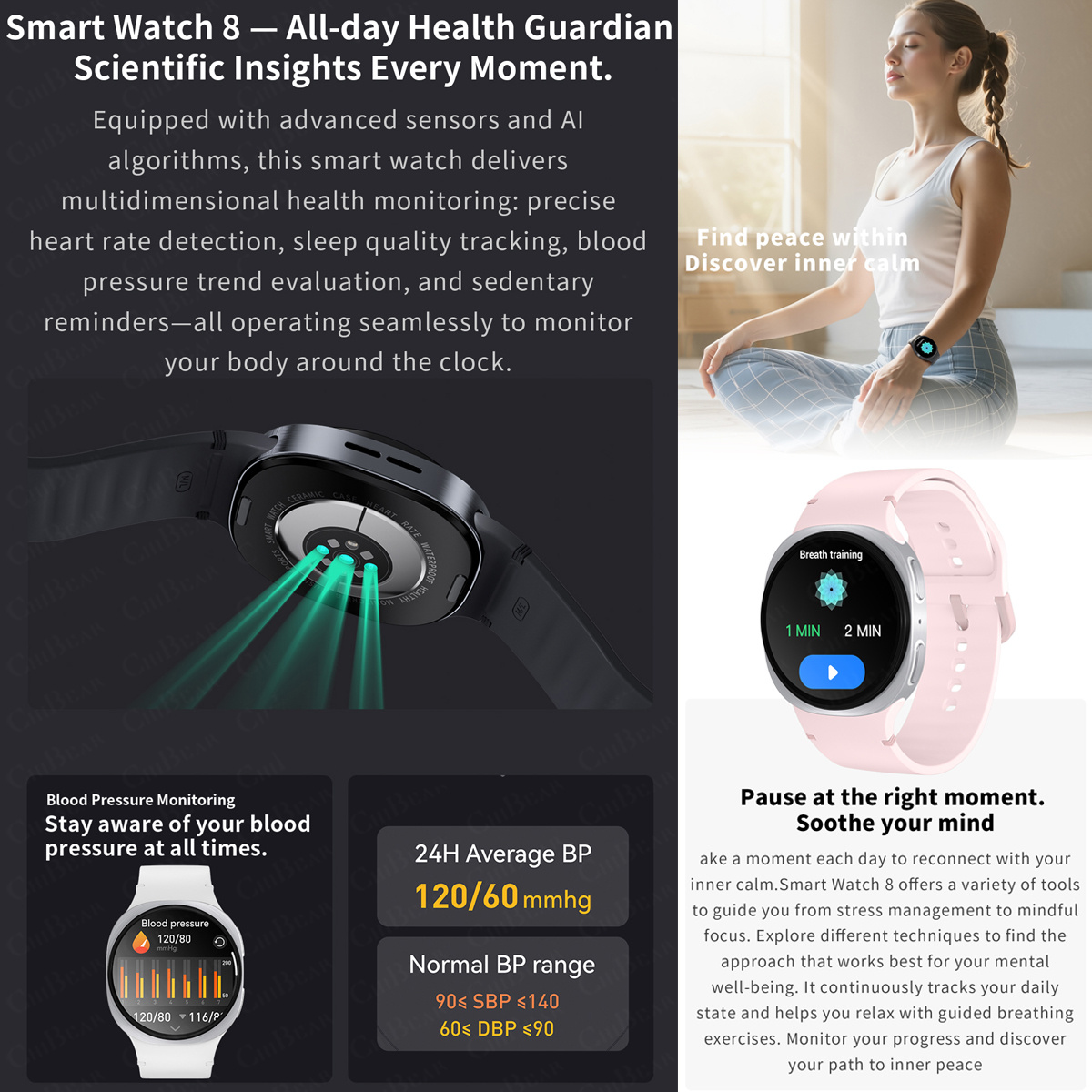 2026 New Watches 8 Mini GPS Tr - огляд і ціна Smartwatch New Watches For Women