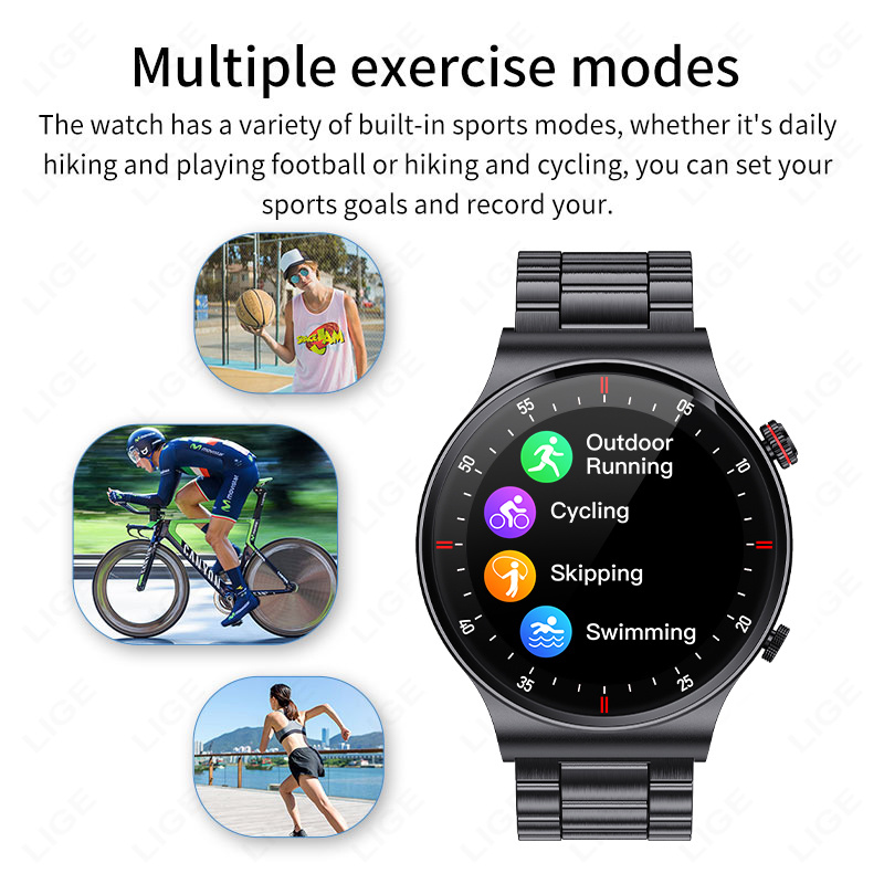 LIGE 2026 NFC Smart Watch Men  - огляд і ціна Smartwatch Watches Gift For Women