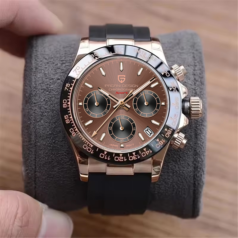 PAGANI DESIGN Men Quartz Chron - огляд і ціна Watch Bezel Insert