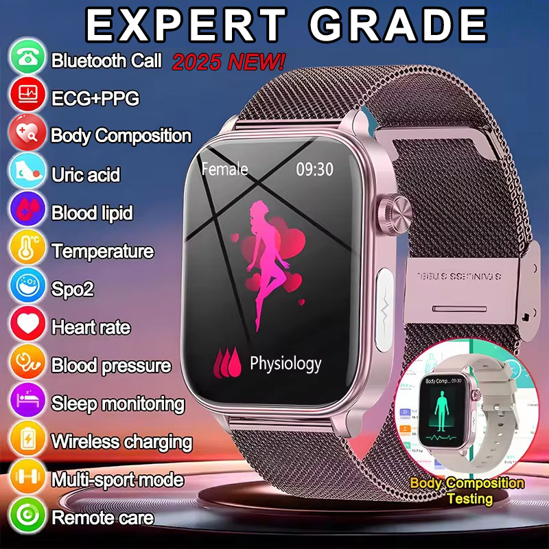 2025 New ECG+PPG Monitoring Sm - огляд і ціна Smartwatch New Watches For Women