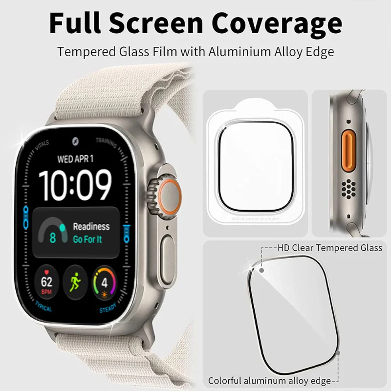 Tempered Glass Film for Apple  - огляд і ціна Smartwatch Watches Gift For Women
