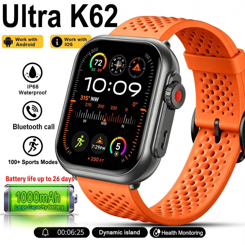 New Watch Ultra K62 Smartwatch - огляд і ціна Smartwatch New Watches For Women