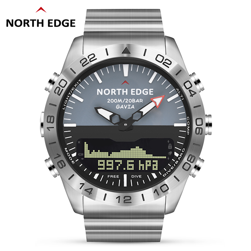 NORTH EDGE Mens Dive Watch Mil - огляд і ціна Smartwatch Army Watches For Men