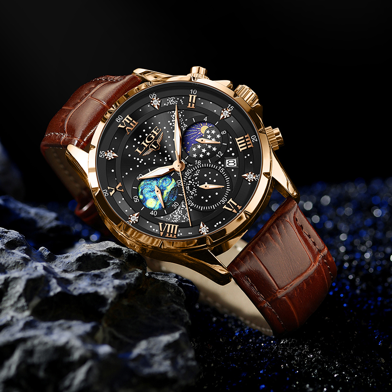 LIGE 2026 Top Luxury Brand Men - огляд і ціна Smartwatch Army Watches For Men