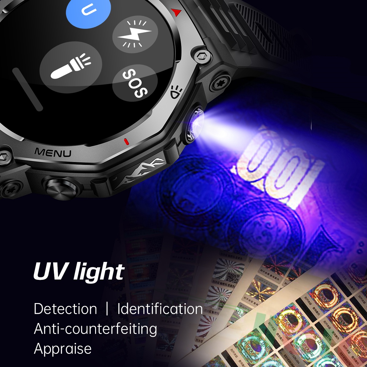 For Android IOS New AMOLED Sma - огляд і ціна Watch Vs Amazfit