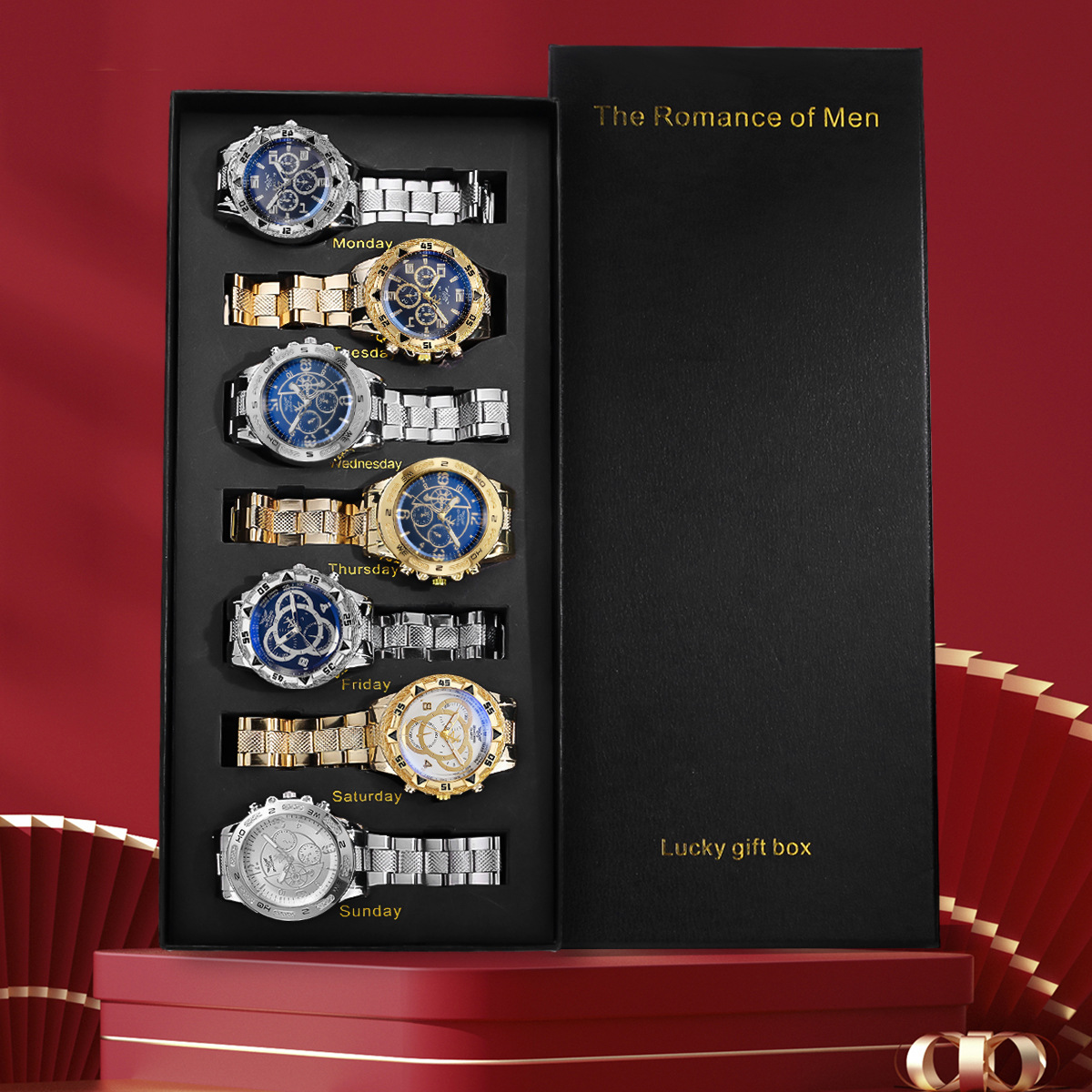 Men 7‑Pcs Watch Trend‑Forward  - огляд і ціна Smartwatch Trending Watches For Men