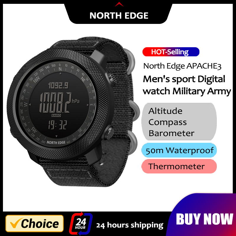 NORTH EDGE Mens Smart Watch Mi - огляд і ціна Smartwatch Army Watches For Men