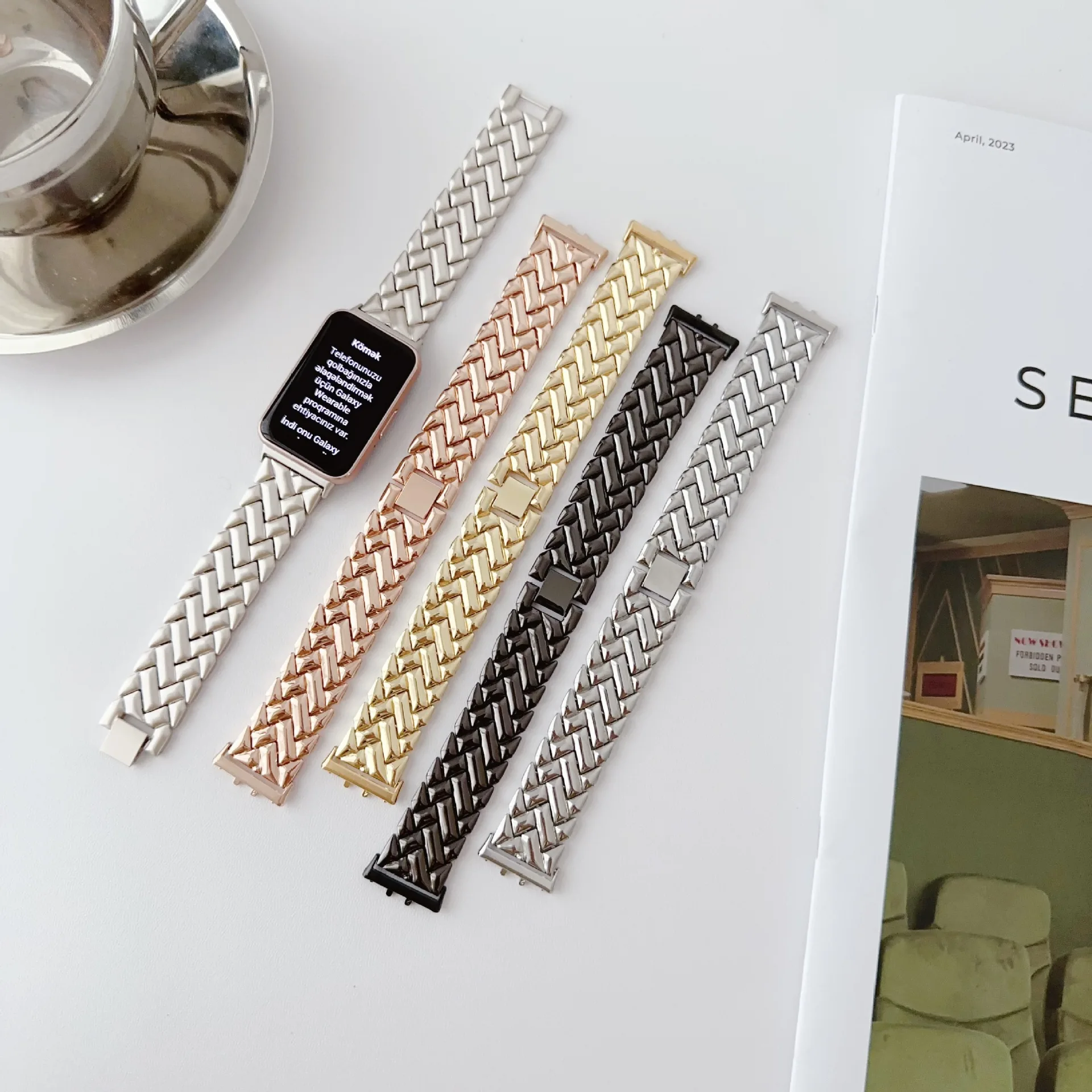 New Wristband Metal Strap for  - огляд і ціна Smartwatch New Watches For Women