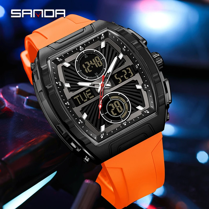 SANDA New Fashion Trend Men's  - огляд і ціна Smartwatch Trending Watches For Men