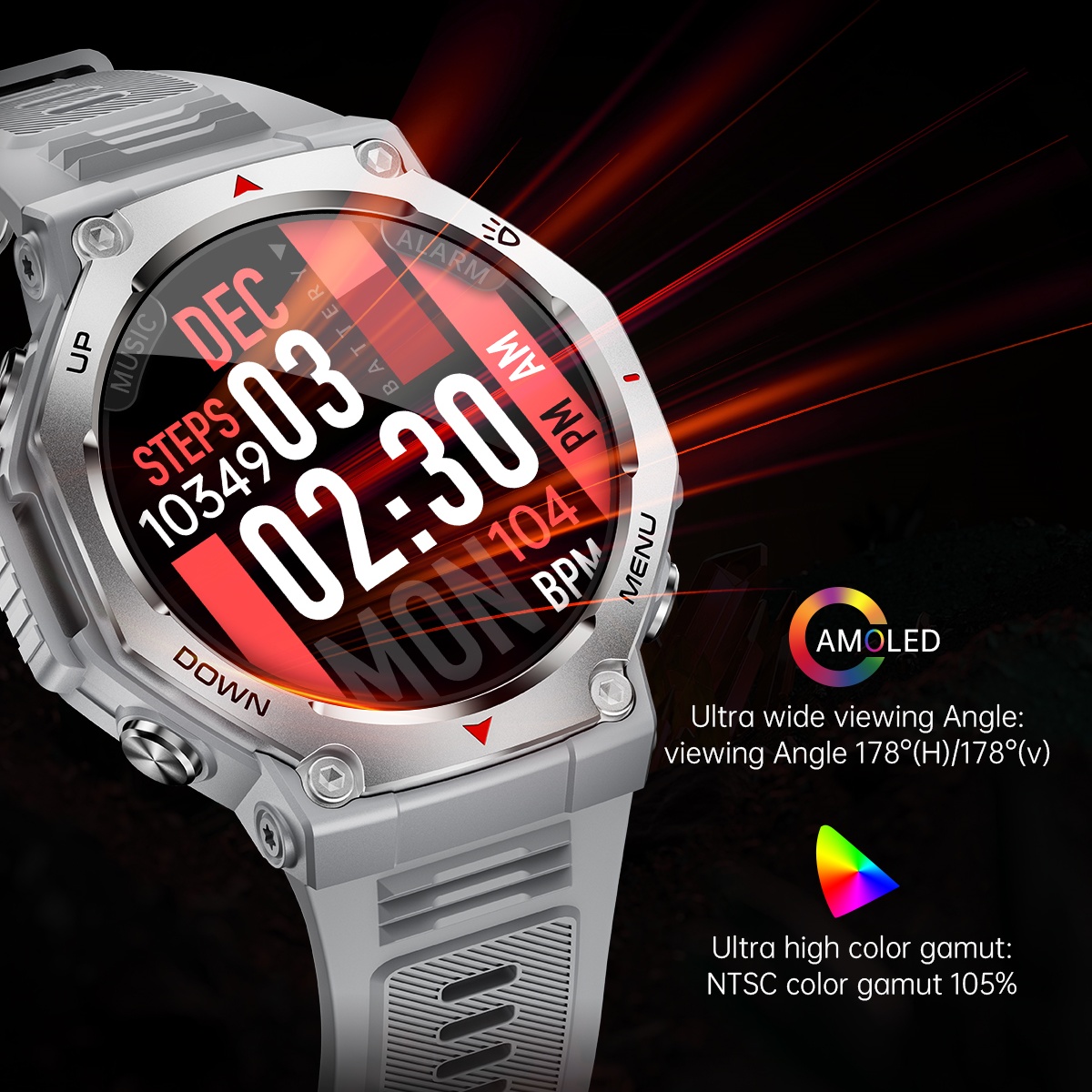 2025 New For Xiaomi Military G - огляд і ціна Watch Vs Amazfit