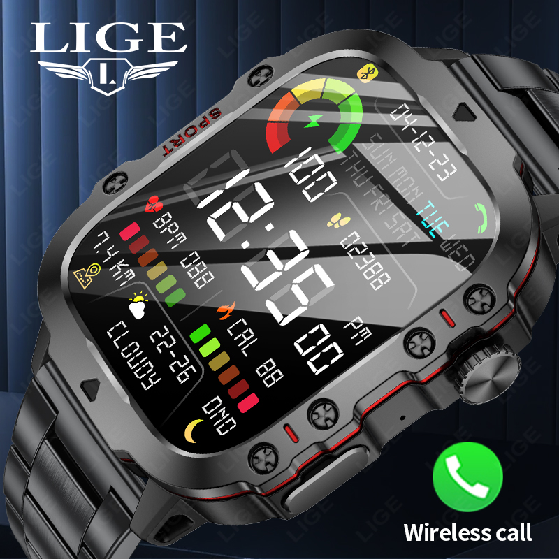 LIGE Outdoor Men's Sports Smar - огляд і ціна Smartwatch Watches Gift For Women
