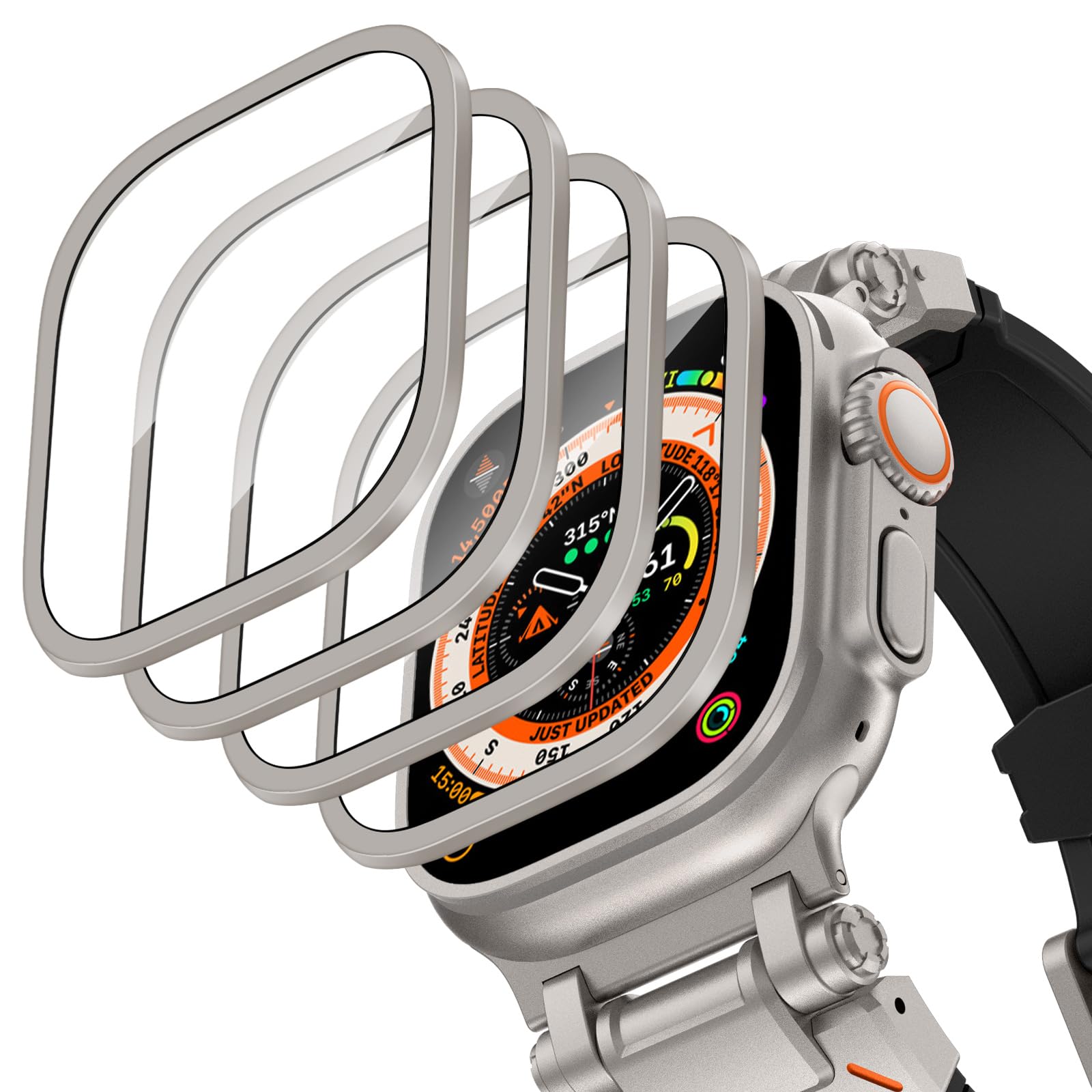 Aluminium Alloy Case+Tempered  - огляд і ціна Smartwatch Watches Gift For Women