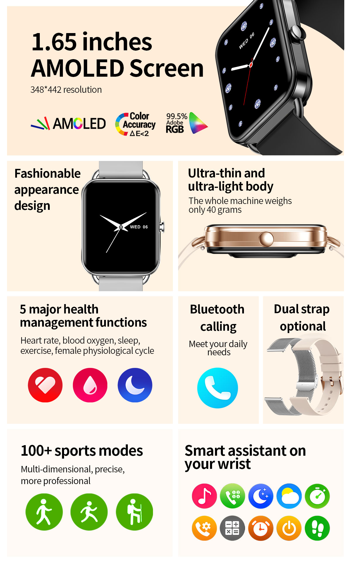 2024 Smart Watch Android Phone - огляд і ціна Smartwatch New Watches For Women