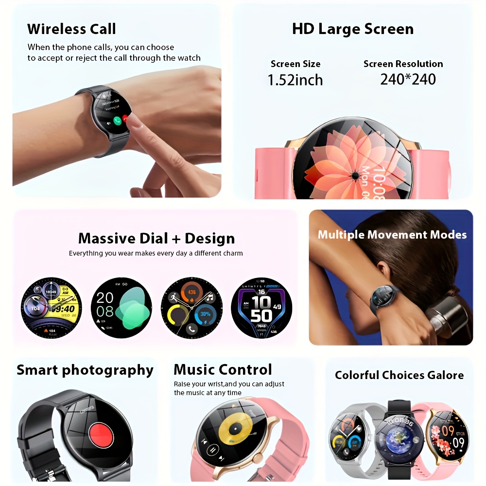 LAXASFIT Outsport Smart Watch  - огляд і ціна Smartwatch Watches Gift For Women