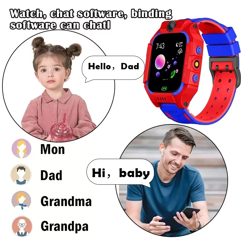 Lenov HOT 5G Children Camera S - огляд і ціна Smartwatch Watches For Kid Boy